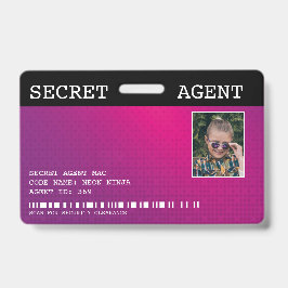 Crachá de Spy do Agente Secreto - PINK