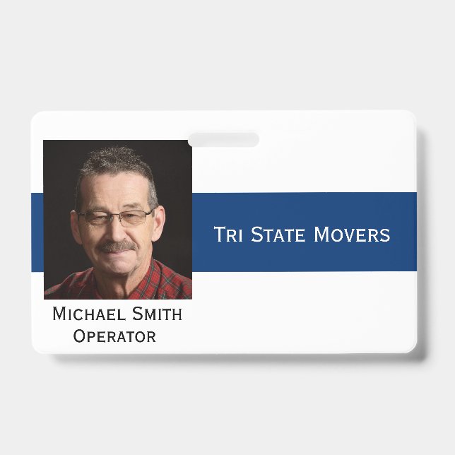 Crachá de Texto Personalizar Personalizado Duplo L (Frente)