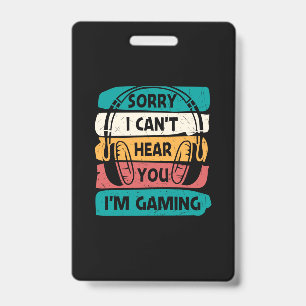 Crachá Desculpe Gamer Estou Jogando