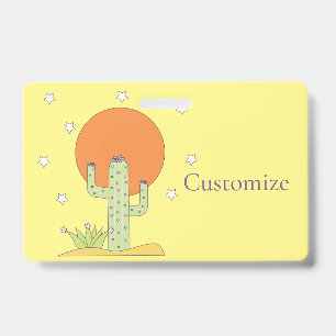 Crachá Desert Cactus Sun Thunder_Cove