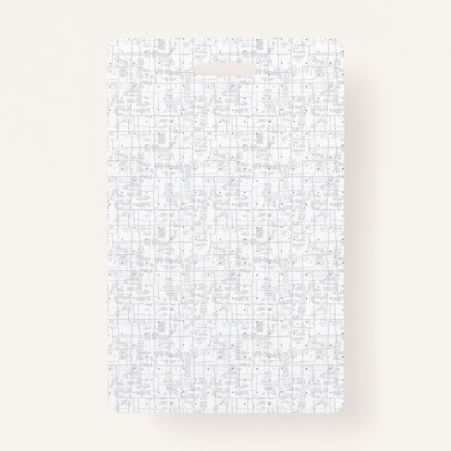 Crachá design de idioma 34 (Frente)