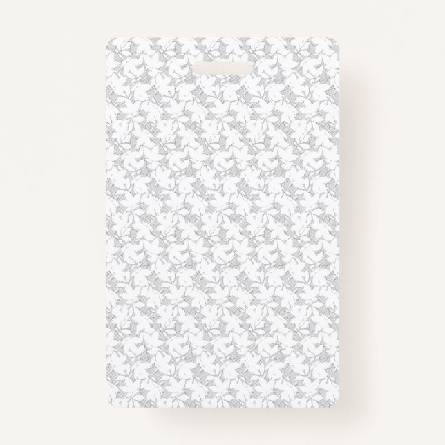 Crachá design decorativa 19 (Frente)