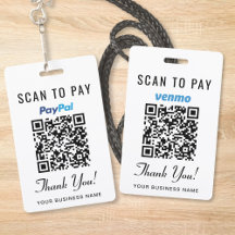 Digitalize para Pagar Código QR Venmo PayPaL