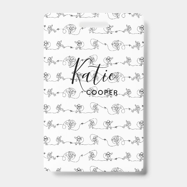 Crachá Distintivo de Astronauta (Frente)