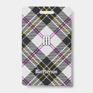 Crachá Distintivo de Tecido Escocês Clan MacPherson Dress