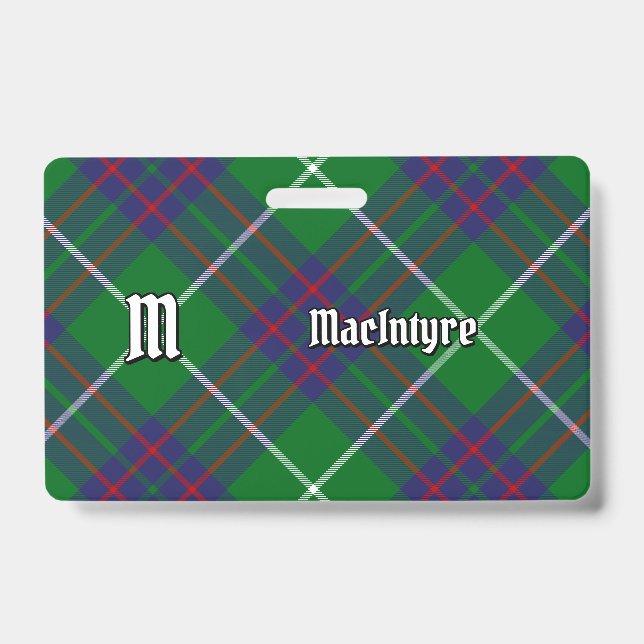 Crachá Distintivo de Tecido Escocês de Caça Clan MacIntyr (Frente)