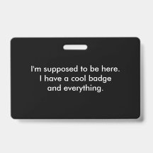 Distintivo Divertido e Legal e Tudo