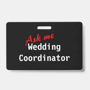 Crachá Distintivo Personalizável de Coordenador de Casame