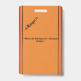 Crachá Distintivo Simples