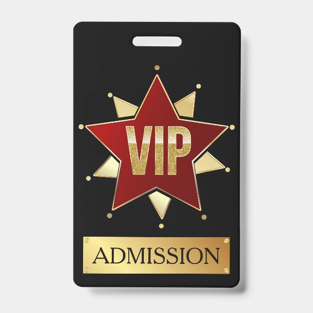 CRACHÁ DISTINTIVO VIP (Frente)