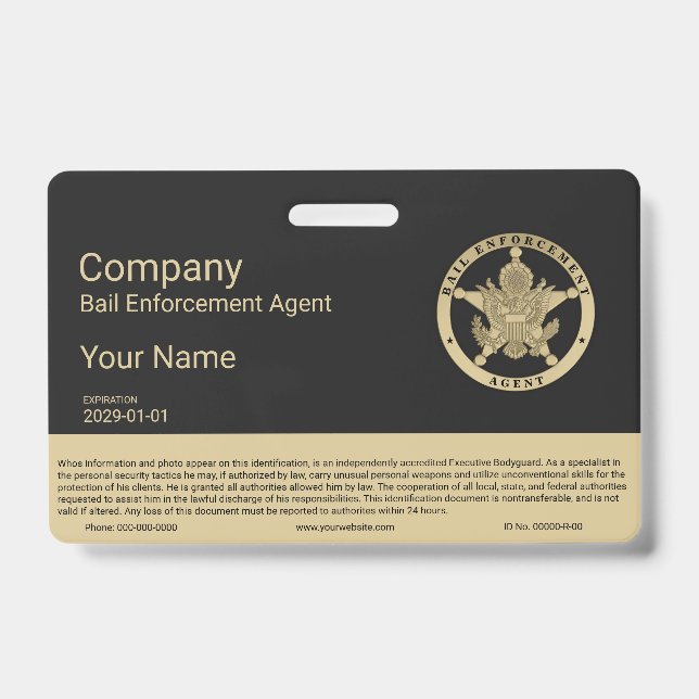 Crachá do Agente de Imposição de Falha (Frente)