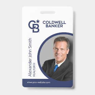 Crachá do Cartão de Identificação Coldwell Banker