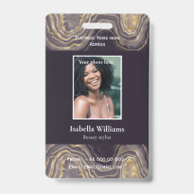 Crachá do membro da empresa ou do centro médico az