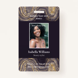 Crachá do membro da empresa ou do centro médico az