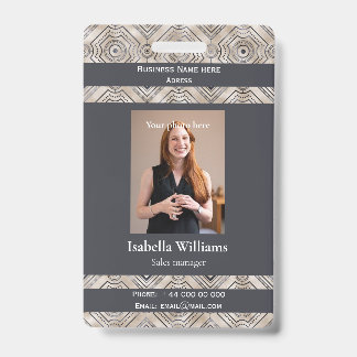 Crachá do membro da empresa ou do centro médico az