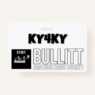 Crachá do Membro do Clube KY4KY da B.A.R.S