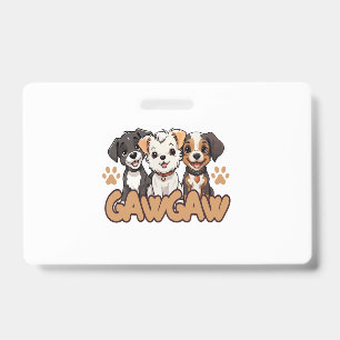 Crachá Dog Lover Birthday Dift Tee