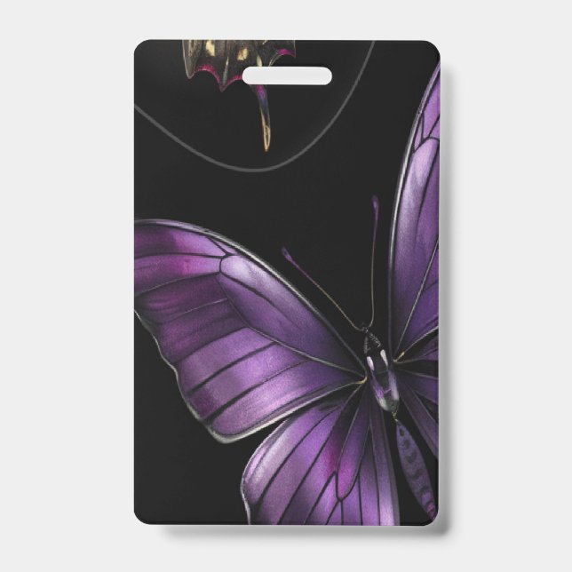 Crachá Dreamy Butterfly Pattern (Frente)