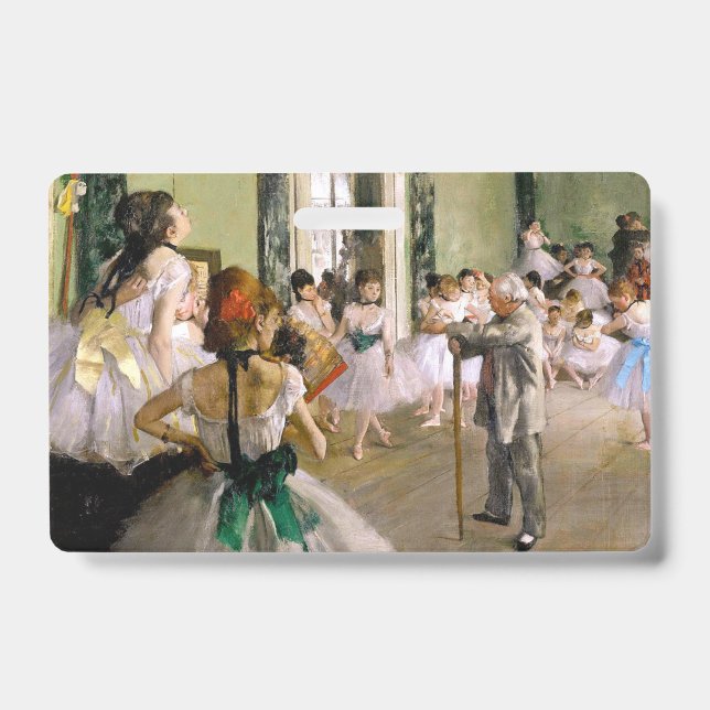 Crachá Edgar Degas A Aula de Dança (Frente)