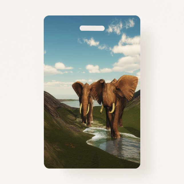 Crachá Elefante (Frente)