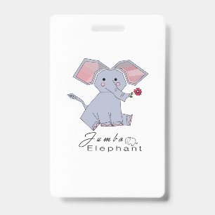 Crachá Elefante Jumbo Funny