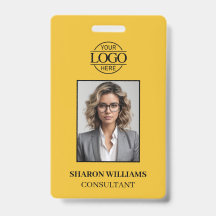 Elegant Yellow Simple Minimalist Employee Photo