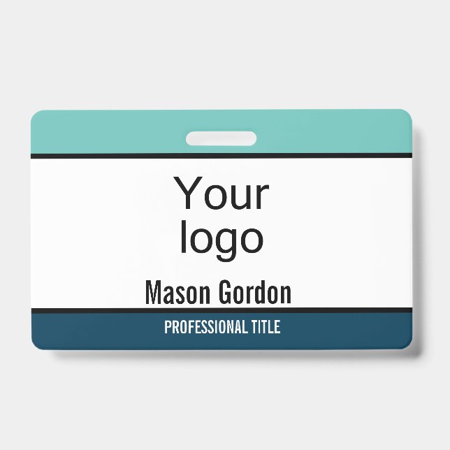 Crachá Elegante, minimalista (Front)