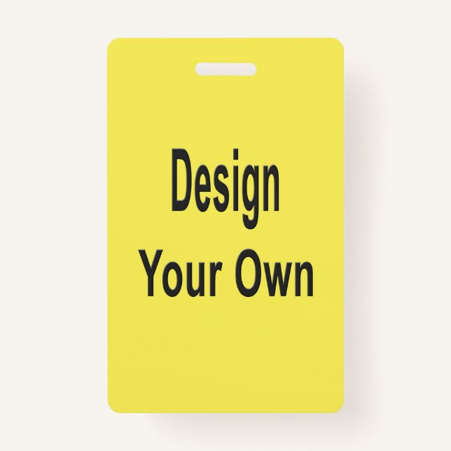 Crachá Em branco (Frente)