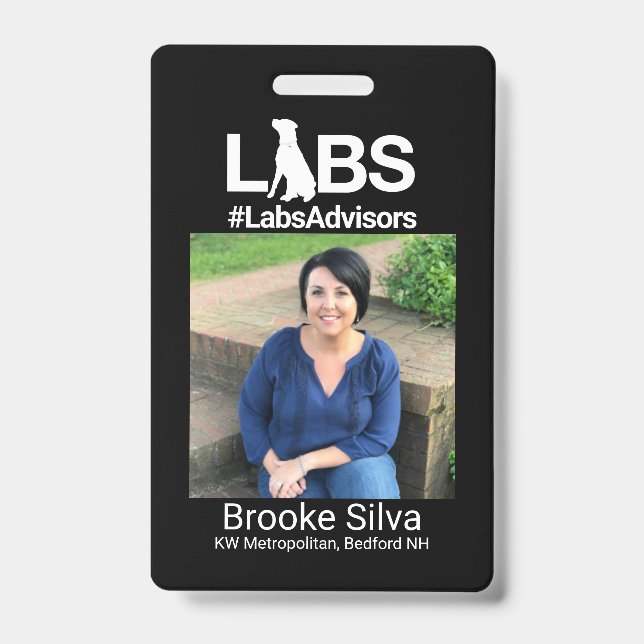 Crachá Emblema de Assessores de Laboratórios (Frente)