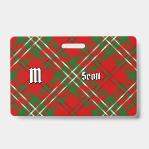 Crachá Emblema Vermelho Clan Scott Tartan