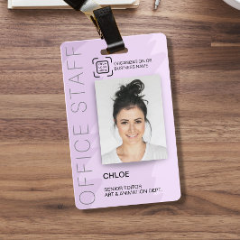 Crachá Empresa do Funcionarios de Cartão de Identificação