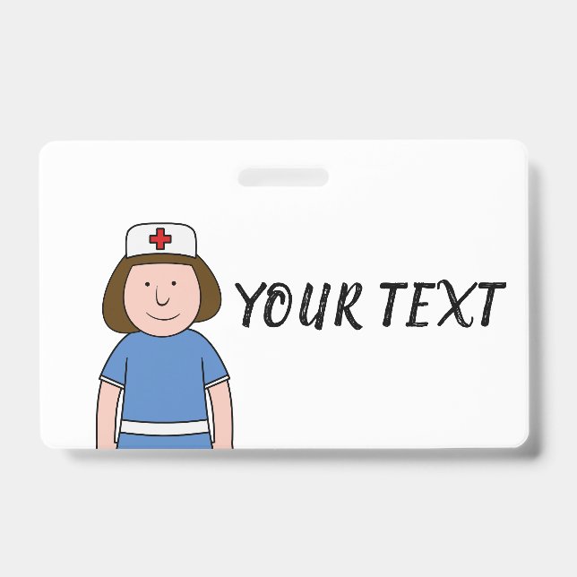 Crachá Enfermeira (Frente)