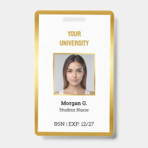 Enfermeira BSN Foto Personalizada Nome