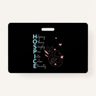 Crachá Enfermeira do hospital