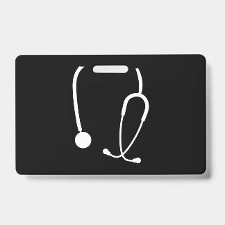 Crachá Enfermeira Estetoscópio Médico Enfermeira Divertid