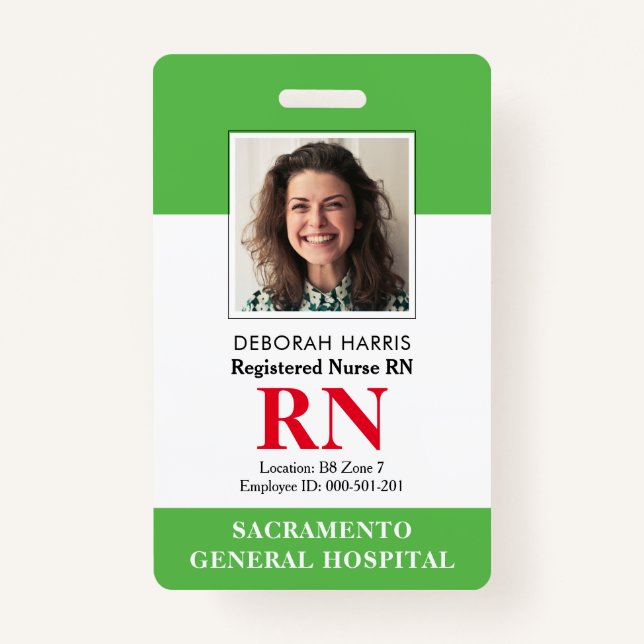 Crachá Enfermeira Moderna (Frente)