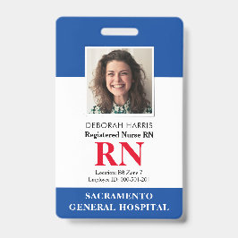 Crachá Enfermeira Moderna de Enfermagem