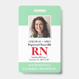 Crachá Enfermeira(o) de RN Moderna