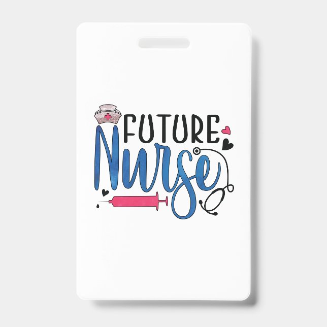 Crachá Enfermeira Presente | Futuro Enfermeiro (Frente)