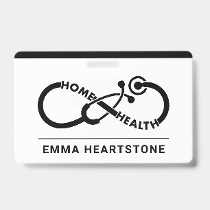 Crachá Enfermeiro de Cuidados de Saúde Domésticos