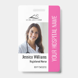 Crachá Enfermeiro Registrado Obra de Foto Rosa Médica RN