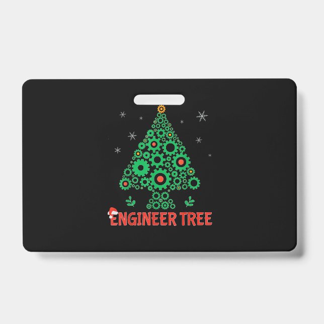 Crachá Engenharia Mecânica da Árvore Engenheiro de Natal (Frente)