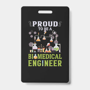 Crachá Engenheiro Orgulhoso De Ser Engenheiro Biomédico