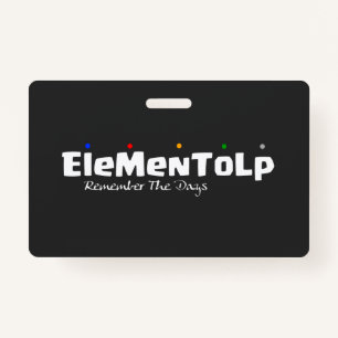 Crachá Engraçado Alphabet Sayings