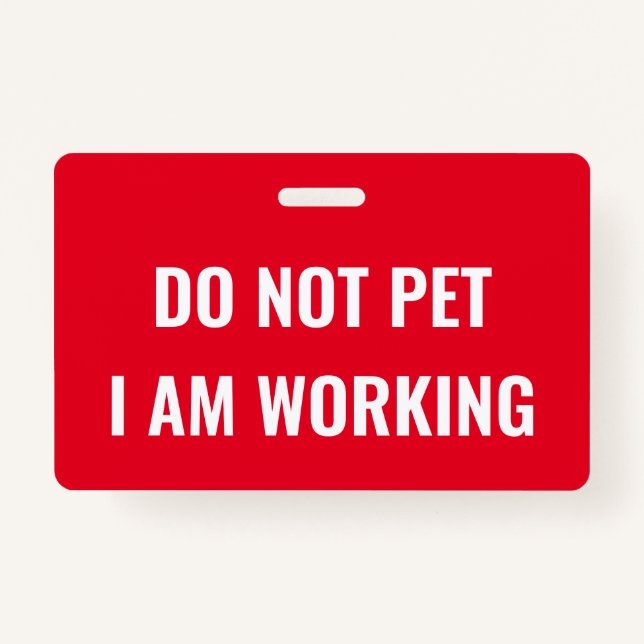 Crachá Equipamento médico de trabalho (Frente)