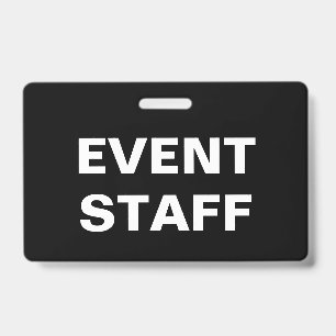 Crachá Equipe de Eventos Corporativos