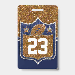 Crachá Esportes da Equipe de Futebol da Escola Azul e Dou