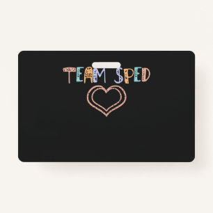 Crachá esquadrão colorida de velocidade de equipe decorat