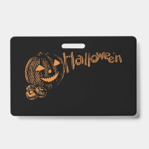Crachá Esquadrão do Papai dos Jack o Lanterns do Hallowee