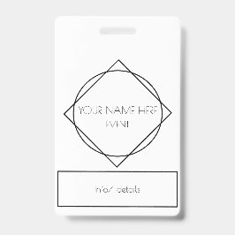 Crachá estaleiro geométrico